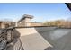 Spacious rooftop deck with city views and modern design at 1018 Manor Way, Durham, NC 27701