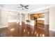 Open kitchen with stainless steel appliances, light wood cabinets, and bar seating at 10511 Sablewood Dr # 110, Raleigh, NC 27617