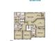 Second floor layout featuring owner's suite, bedrooms, baths, a loft, and laundry room with dimensions for each at 107 Barn Door Dr, Lillington, NC 27546
