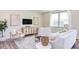 Cozy living room featuring a neutral color palette and hardwood floors at 121 Barn Door Dr, Lillington, NC 27546