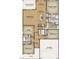 One story floor plan with 4 bedrooms, 2 baths, and 2 car garage at 133 Barn Door Dr, Lillington, NC 27546