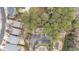 Aerial view showing the property's location in a quiet community at 152 Manhattan Ct # 152, Cary, NC 27511