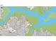 Property location shown with respect to the lake at 15508 Possum Track Rd, Raleigh, NC 27614