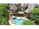 Luxury home with freeform pool and spa at 15508 Possum Track Rd, Raleigh, NC 27614
