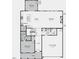Detailed floor plan of the home showcasing the layout of the main level at 1705 Clydner Dr, Cary, NC 27523