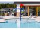 Fun pool area with water features for  at 1705 Clydner Dr, Cary, NC 27523