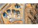 Aerial view of a new home community at 20 Windflower Ct, Clayton, NC 27520