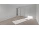 Bright bedroom with carpet, sunlight and two doors at 20 Windflower Ct, Clayton, NC 27520