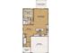 Two-story home floor plan, showing a spacious layout with 4 bedrooms and 2.5 baths at 20 Windflower Ct, Clayton, NC 27520