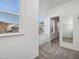 Bedroom with two large windows and a mirrored closet at 222 Kylemore Cir, Cary, NC 27513