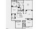 Second floor plan with owner's suite and other bedrooms at 2613 Stonington Dr, Cary, NC 27523