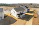 Aerial view of house and surrounding area at 34 Windflower Ct, Clayton, NC 27520