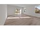 Gathering room with sliding glass doors leading to a patio at 36 Railcar Way, Clayton, NC 27520