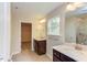 Double vanity bathroom with walk in shower at 37 Baird Cv Ln, Angier, NC 27501