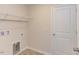 Laundry room with shelving and built-in cabinets at 37 Baird Cv Ln, Angier, NC 27501
