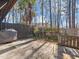 Enclosed backyard with a concrete patio, perfect for outdoor entertaining and relaxation at 4236 Lake Ridge Dr, Raleigh, NC 27604