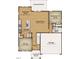 First floor plan showcasing a spacious great room, kitchen, and dining area at 43 Wildflower Cir, Clayton, NC 27520