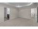 Bright bedroom with access to bathroom and stairs at 48 Railcar Way, Clayton, NC 27520