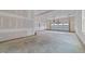 Unfinished two-car garage with concrete floor and ample space at 645 Silvercomet Dr, Knightdale, NC 27545
