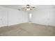 Simple bedroom with neutral walls and carpeted floor at 747 Creekway Dr, Fuquay Varina, NC 27526