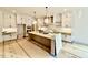 Modern kitchen with ample cabinetry and an island at 85 Cherry Bark Dr, Youngsville, NC 27596