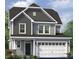 Two-story home exterior with gray siding and white trim at 86 Brooklynn Trl, Angier, NC 27501