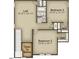 Second floor plan features bedrooms, loft and bathroom at 86 Brooklynn Trl, Angier, NC 27501