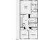 Upstairs floor plan features primary suite, secondary bedrooms, bathrooms, loft, and laundry room at 8705 Wardle Ct, Wake Forest, NC 27587