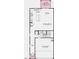 Open-concept floorplan with kitchen, dining, living room, half bath, and a two-car garage at 8707 Wardle Ct, Wake Forest, NC 27587