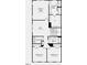 Second floor floorplan including primary suite, loft, laundry, and two additional bedrooms at 8707 Wardle Ct, Wake Forest, NC 27587