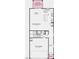 First floor floorplan featuring a kitchen, dining, living room, half bath, and two-car garage at 8710 Wardle Ct, Wake Forest, NC 27587