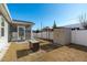 Backyard features shed, fire pit and screened porch at 8798 Kenridge Ln, Fuquay Varina, NC 27526