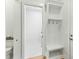 Convenient laundry room with built-in bench and storage at 1135 Laurelwood Dr, Durham, NC 27705