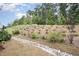 Landscaped backyard with rock drainage and new plantings at 206 Maple Walk St, Durham, NC 27703