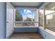 Private balcony with wood deck and scenic views at 243 New Bern Pl # 301, Raleigh, NC 27601