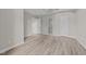 Primary bedroom with access to bathroom and closets at 243 New Bern Pl # 301, Raleigh, NC 27601