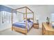 Bedroom with canopy bed, nightstand and dresser at 4034 S Mcdowell, Pittsboro, NC 27312