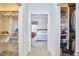 Large walk-in closet with double hanging rods and shelving at 4034 S Mcdowell, Pittsboro, NC 27312