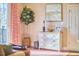 Living room detail with stylish decor and hardwood floors at 4034 S Mcdowell, Pittsboro, NC 27312