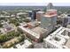 Wide aerial view of the Palladium and the surrounding city landscape at 444 S Blount St # 316, Raleigh, NC 27601