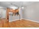 Light and airy dining room with hardwood floors at 444 S Blount St # 316, Raleigh, NC 27601
