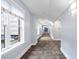 Building hallway with carpet and windows at 444 S Blount St # 316, Raleigh, NC 27601