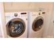 Laundry room with LG washer and dryer in a condo unit at 444 S Blount St # 316, Raleigh, NC 27601