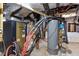 Unfinished basement with water heater and HVAC systems at 520 Polk St, Raleigh, NC 27604