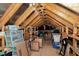 Unfinished attic space offering ample storage at 603 Tuttle Rd, Durham, NC 27703