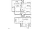Detailed floor plan showcasing the layout of both the first and second floors of the house at 706 Sleepy Creek Dr, Durham, NC 27713
