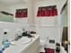 Clean bathroom with shower, toilet and vanity at 108 Pinewood Ave, Rocky Mount, NC 27804