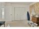 Bedroom with closet and laundry basket at 108 Pinewood Ave, Rocky Mount, NC 27804