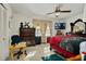 Main bedroom with a king-size bed and TV at 108 Pinewood Ave, Rocky Mount, NC 27804