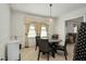 Dining room with a round table and four chairs at 108 Pinewood Ave, Rocky Mount, NC 27804